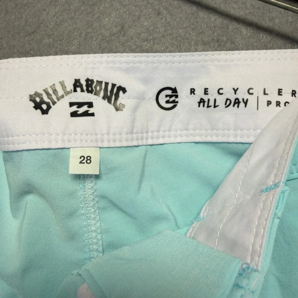 Billabong Recycler All Day Pro Board‎ Shorts Mens 28x9 14Light Blue Cargo  Surf